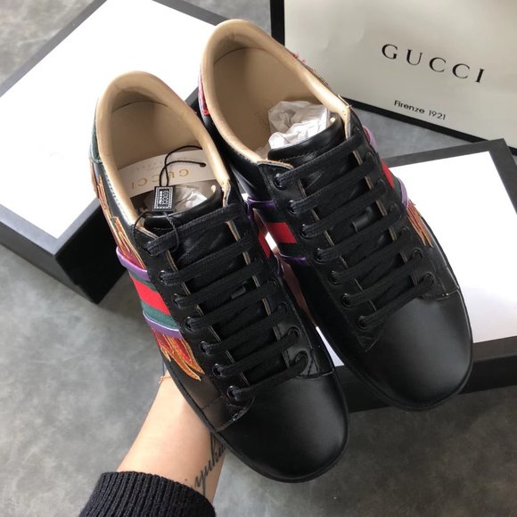 newgUCCI LEATHER CASUAL SHOES FOR WOMEN
